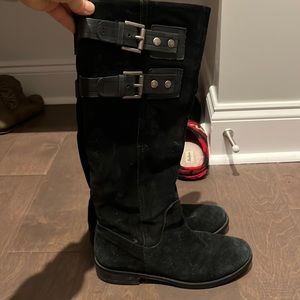 Black boots
